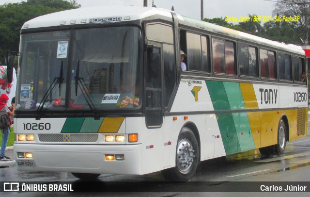 Ônibus Particulares 10260 na cidade de São Paulo, São Paulo, Brasil, por Carlos Júnior. Número da foto: #9579928.