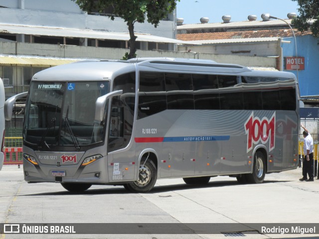 Auto Viação 1001 RJ 108.1221 na cidade de Rio de Janeiro, Rio de Janeiro, Brasil, por Rodrigo Miguel. Número da foto: #9580117.