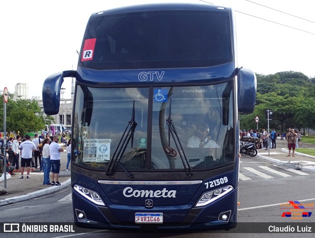 Viação Cometa 721309 na cidade de São Paulo, São Paulo, Brasil, por Claudio Luiz. Número da foto: #9578999.