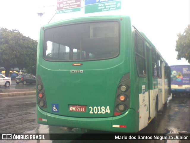 OT Trans - Ótima Salvador Transportes 20184 na cidade de Salvador, Bahia, Brasil, por Mario dos Santos Nogueira Junior. ID da foto: 9577895.