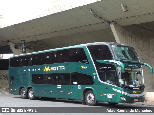 Viação Motta 18007 na cidade de Belo Horizonte, Minas Gerais, Brasil, por Adão Raimundo Marcelino. ID da foto: 9580194.