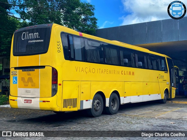 Viação Itapemirim 9555 na cidade de Itagimirim, Bahia, Brasil, por Diego Charlis Coelho. ID da foto: 9578456.