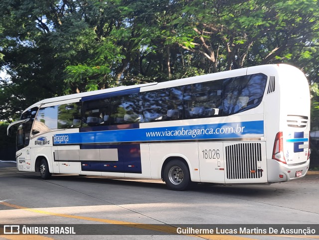 Auto Viação Bragança 18.026 na cidade de São Paulo, São Paulo, Brasil, por Guilherme Lucas Martins De Assunção. Número da foto: #9577281.