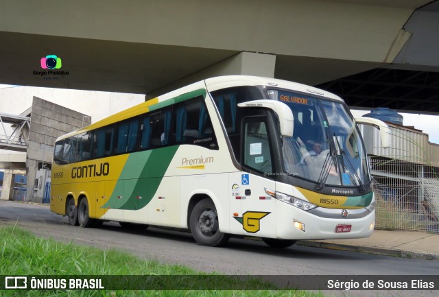 Empresa Gontijo de Transportes 18550 na cidade de Campinas, São Paulo, Brasil, por Sérgio de Sousa Elias. ID da foto: 9579944.