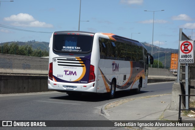 Buses TJM 2222 na cidade de Concepción, Concepción, Bío-Bío, Chile, por Sebastián Ignacio Alvarado Herrera. ID da foto: 9578825.