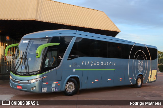 Viação Garcia 8305 na cidade de Maringá, Paraná, Brasil, por Rodrigo Matheus. Número da foto: #9579829.