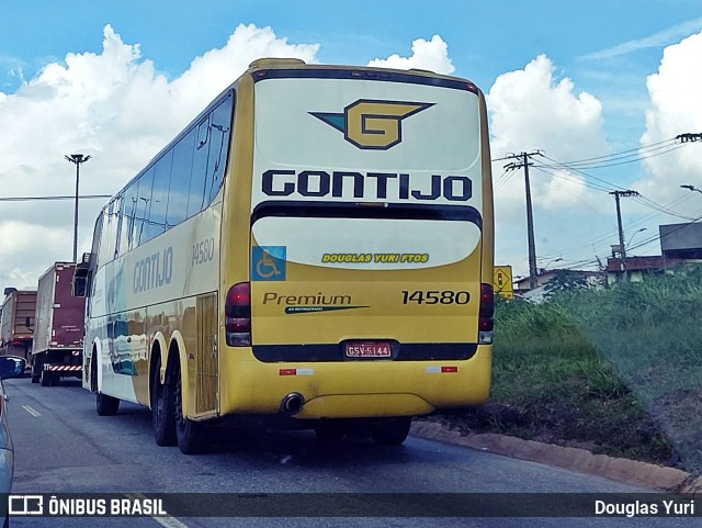 Empresa Gontijo de Transportes 14580 na cidade de Belo Horizonte, Minas Gerais, Brasil, por Douglas Yuri. Número da foto: #9577231.