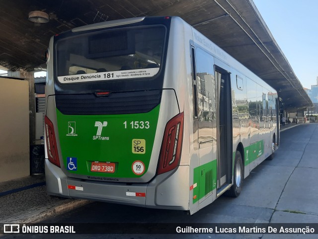 Viação Santa Brígida 1 1533 na cidade de São Paulo, São Paulo, Brasil, por Guilherme Lucas Martins De Assunção. Número da foto: #9579420.