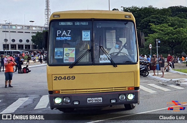 Viação Itapemirim 20469 na cidade de São Paulo, São Paulo, Brasil, por Claudio Luiz. Número da foto: #9580858.