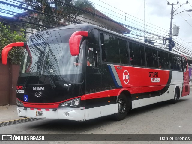 TUASA - Transportes Unidos Alajuelenses 130 na cidade de Merced, San José, San José, Costa Rica, por Daniel Brenes. Número da foto: #9580372.