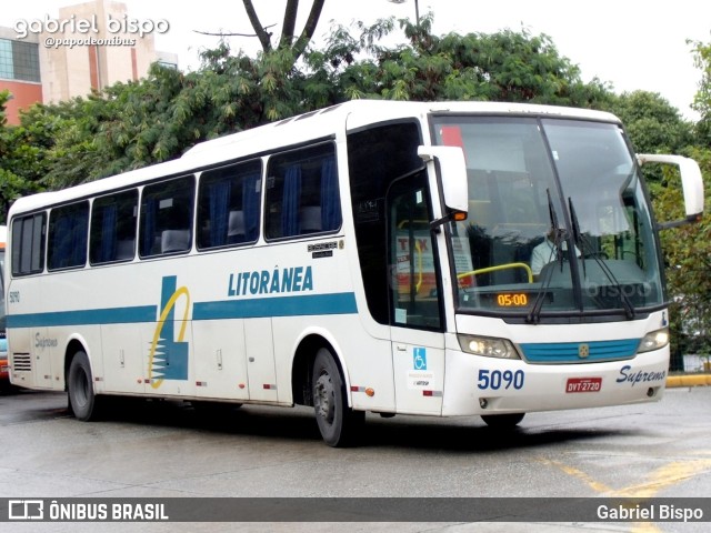 Litorânea Transportes Coletivos 5090 na cidade de São Paulo, São Paulo, Brasil, por Gabriel Bispo. Número da foto: #9581934.