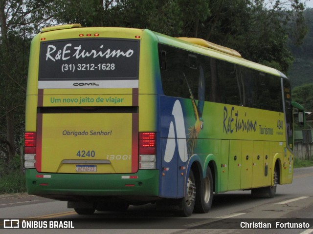 R&E Turismo 4240 na cidade de Rosário da Limeira, Minas Gerais, Brasil, por Christian  Fortunato. Número da foto: #9581706.