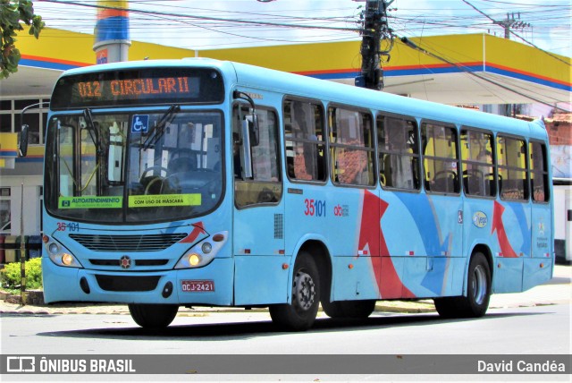 Rota Sol > Vega Transporte Urbano 35101 na cidade de Fortaleza, Ceará, Brasil, por David Candéa. Número da foto: #9580592.
