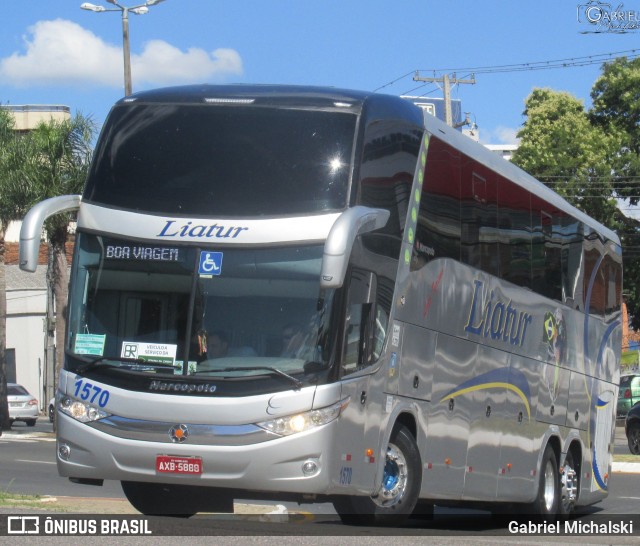 Liatur Turismo 1570 na cidade de Ponta Grossa, Paraná, Brasil, por Gabriel Michalski. ID da foto: 9581862.