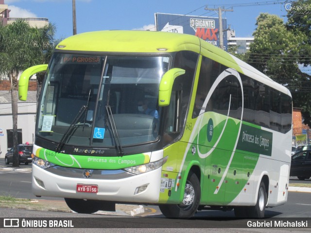 Expresso Princesa dos Campos 6463 na cidade de Ponta Grossa, Paraná, Brasil, por Gabriel Michalski. Número da foto: #9581877.