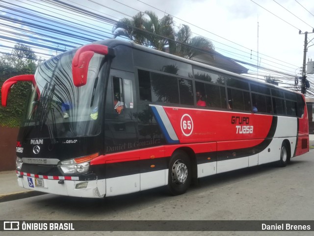 TUASA - Transportes Unidos Alajuelenses 65 na cidade de Merced, San José, San José, Costa Rica, por Daniel Brenes. ID da foto: 9580380.