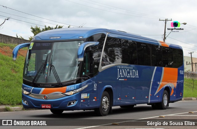 Transportes Jangada 9242 na cidade de Campinas, São Paulo, Brasil, por Sérgio de Sousa Elias. Número da foto: #9584637.
