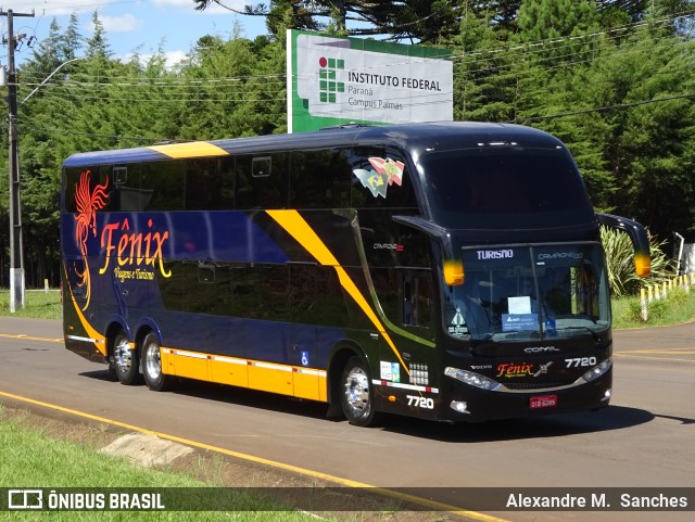 Fênix Viagens e Turismo 7720 na cidade de Palmas, Paraná, Brasil, por Alexandre M.  Sanches. ID da foto: 9584116.