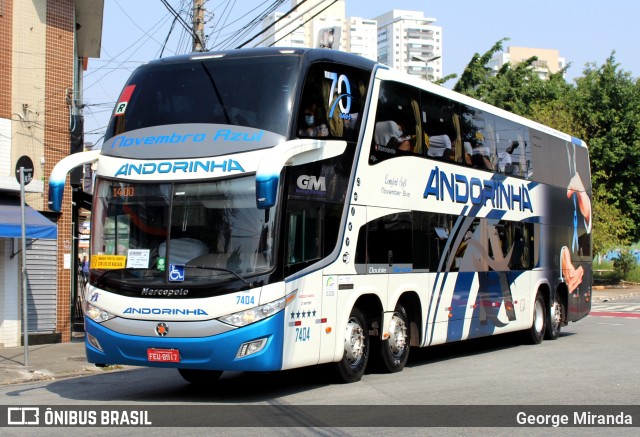 Empresa de Transportes Andorinha 7404 na cidade de São Paulo, São Paulo, Brasil, por George Miranda. Número da foto: #9584469.