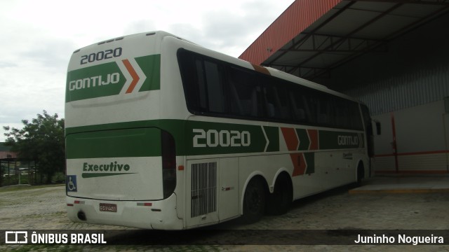 Empresa Gontijo de Transportes 20020 na cidade de Itaobim, Minas Gerais, Brasil, por Juninho Nogueira. ID da foto: 9584935.