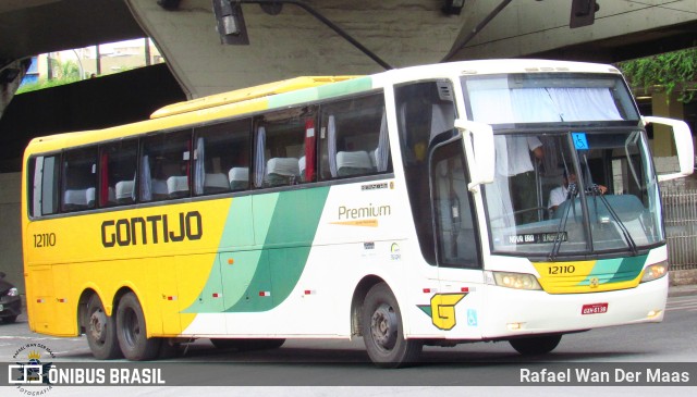 Empresa Gontijo de Transportes 12110 na cidade de Belo Horizonte, Minas Gerais, Brasil, por Rafael Wan Der Maas. ID da foto: 9583040.