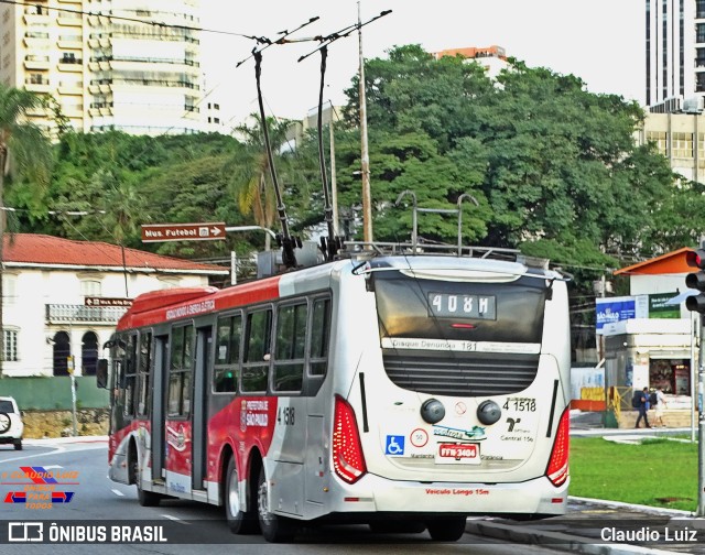 Himalaia Transportes > Ambiental Transportes Urbanos 4 1518 na cidade de São Paulo, São Paulo, Brasil, por Claudio Luiz. ID da foto: 9584208.