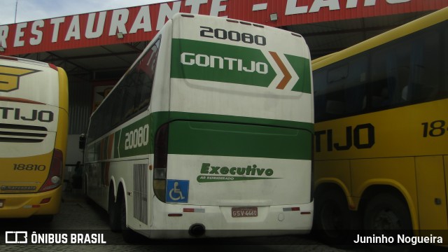 Empresa Gontijo de Transportes 20080 na cidade de Itaobim, Minas Gerais, Brasil, por Juninho Nogueira. Número da foto: #9584963.