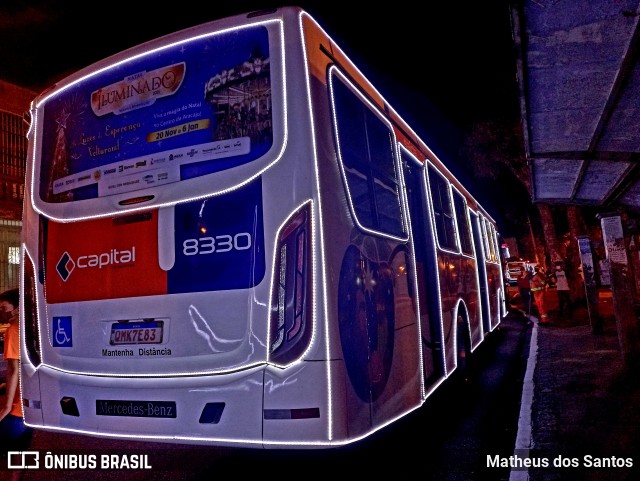 Capital Transportes 8330 na cidade de Aracaju, Sergipe, Brasil, por Matheus dos Santos. ID da foto: 9585409.