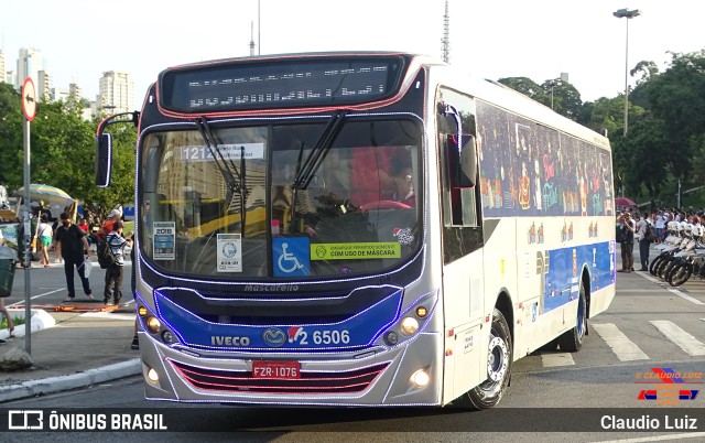 Transcooper > Norte Buss 2 6506 na cidade de São Paulo, São Paulo, Brasil, por Claudio Luiz. Número da foto: #9583927.