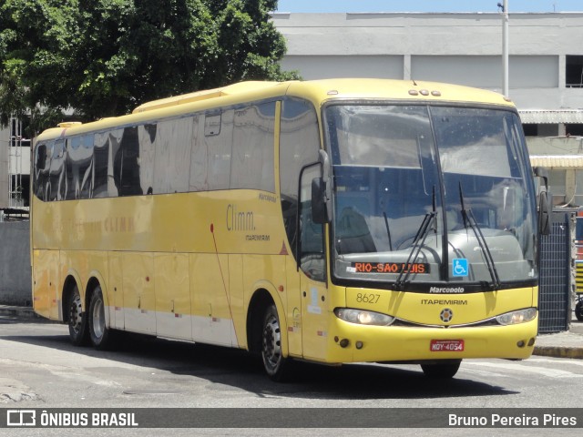 Viação Itapemirim 8627 na cidade de Rio de Janeiro, Rio de Janeiro, Brasil, por Bruno Pereira Pires. Número da foto: #9582620.