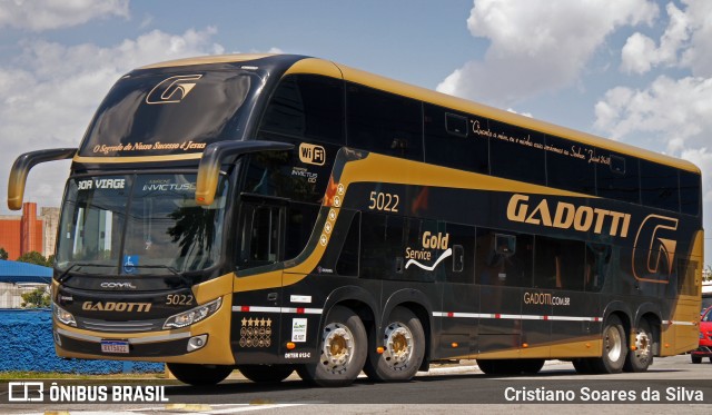Auto Viação Gadotti 5022 na cidade de São Paulo, São Paulo, Brasil, por Cristiano Soares da Silva. Número da foto: #9585145.