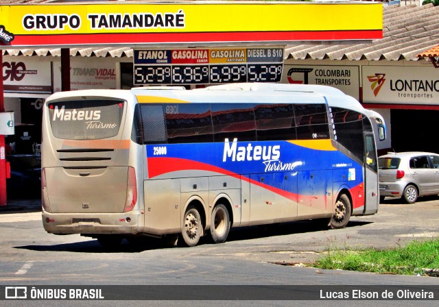 Mateus Turismo 25000 na cidade de Alfenas, Minas Gerais, Brasil, por Lucas Elson de Oliveira. ID da foto: 9585221.