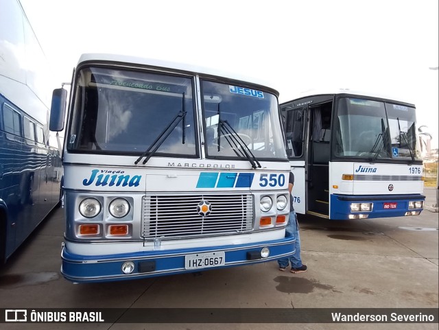 Viação Juína 550 na cidade de Cuiabá, Mato Grosso, Brasil, por Wanderson Severino. ID da foto: 9584328.