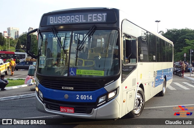 Transcooper > Norte Buss 2 6014 na cidade de São Paulo, São Paulo, Brasil, por Claudio Luiz. ID da foto: 9583923.