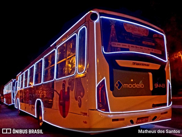 Viação Modelo 9443 na cidade de Aracaju, Sergipe, Brasil, por Matheus dos Santos. Número da foto: #9585389.