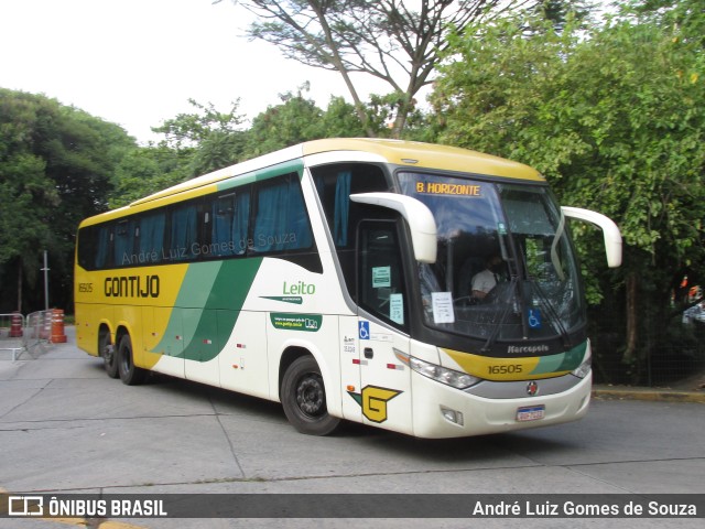 Empresa Gontijo de Transportes 16505 na cidade de São Paulo, São Paulo, Brasil, por André Luiz Gomes de Souza. ID da foto: 9583866.