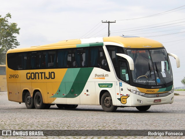 Empresa Gontijo de Transportes 21450 na cidade de Messias, Alagoas, Brasil, por Rodrigo Fonseca. ID da foto: 9583367.