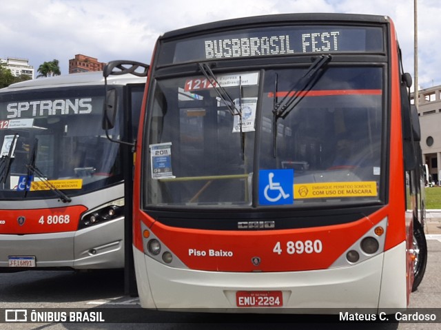 Express Transportes Urbanos Ltda 4 8980 na cidade de São Paulo, São Paulo, Brasil, por Mateus C.  Cardoso. Número da foto: #9588476.
