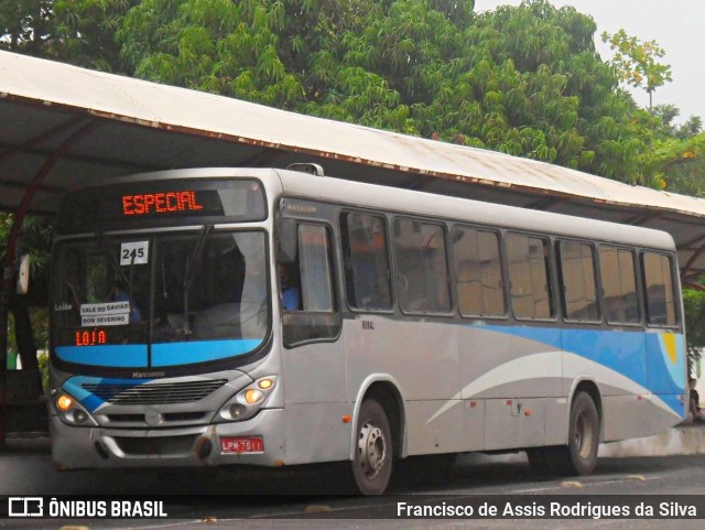 Transportes São João 7511 na cidade de Teresina, Piauí, Brasil, por Francisco de Assis Rodrigues da Silva. ID da foto: 9587283.