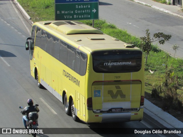 Viação Itapemirim 7809 na cidade de Belo Horizonte, Minas Gerais, Brasil, por Douglas Célio Brandao. ID da foto: 9586265.