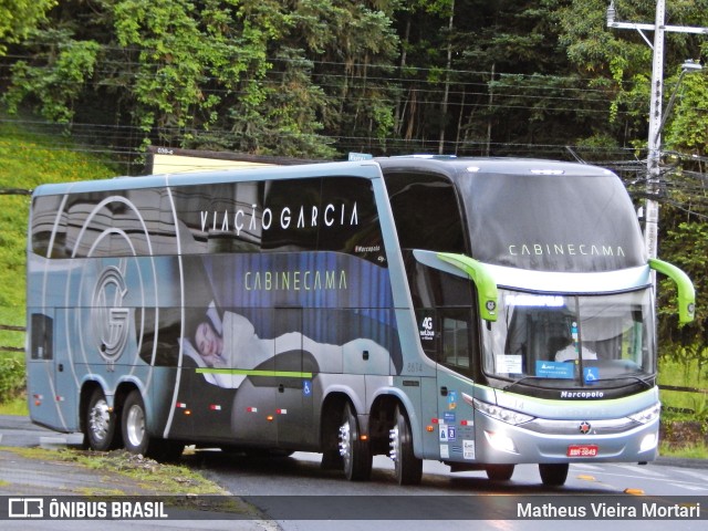 Viação Garcia 8614 na cidade de Joinville, Santa Catarina, Brasil, por Matheus Vieira Mortari. ID da foto: 9587372.