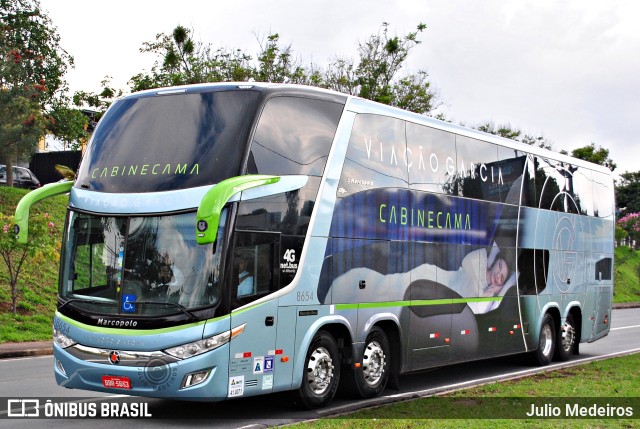 Viação Garcia 8654 na cidade de Campinas, São Paulo, Brasil, por Julio Medeiros. Número da foto: #9585660.