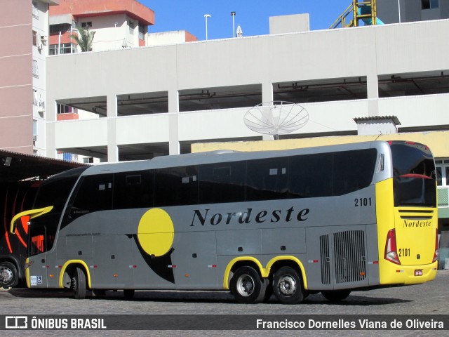 Viação Nordeste 2101 na cidade de Fortaleza, Ceará, Brasil, por Francisco Dornelles Viana de Oliveira. ID da foto: 9587828.