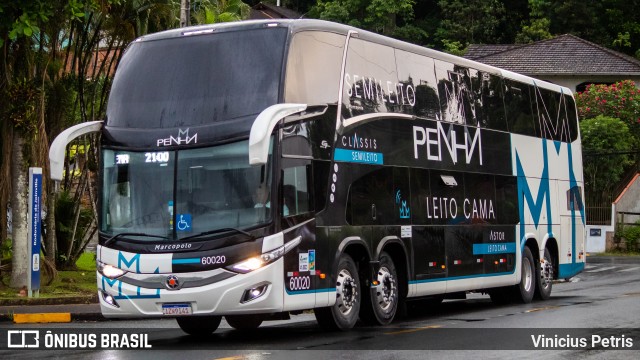 Empresa de Ônibus Nossa Senhora da Penha 60020 na cidade de Joinville, Santa Catarina, Brasil, por Vinicius Petris. Número da foto: #9586396.
