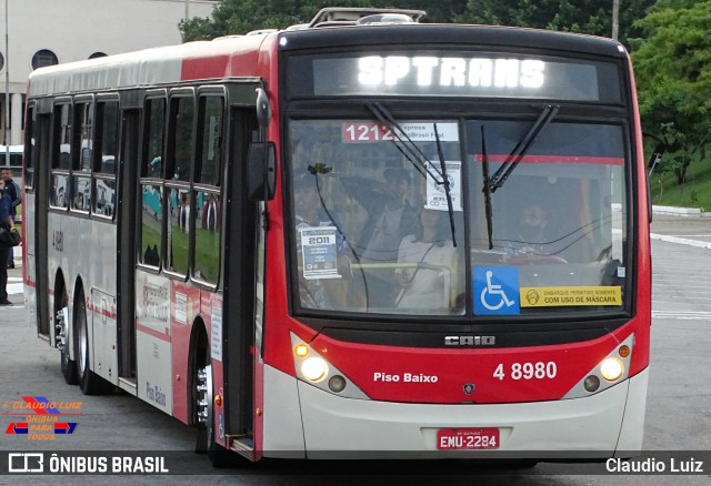 Express Transportes Urbanos Ltda 4 8980 na cidade de São Paulo, São Paulo, Brasil, por Claudio Luiz. Número da foto: #9586012.