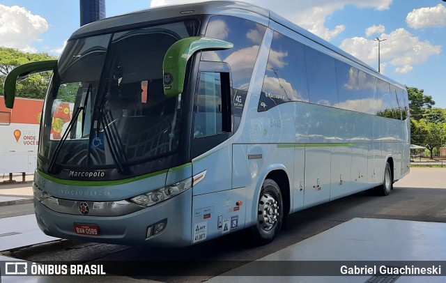 Viação Garcia 8403 na cidade de Telêmaco Borba, Paraná, Brasil, por Gabriel Guachineski. ID da foto: 9587365.