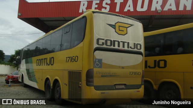Empresa Gontijo de Transportes 17160 na cidade de Itaobim, Minas Gerais, Brasil, por Juninho Nogueira. Número da foto: #9587924.
