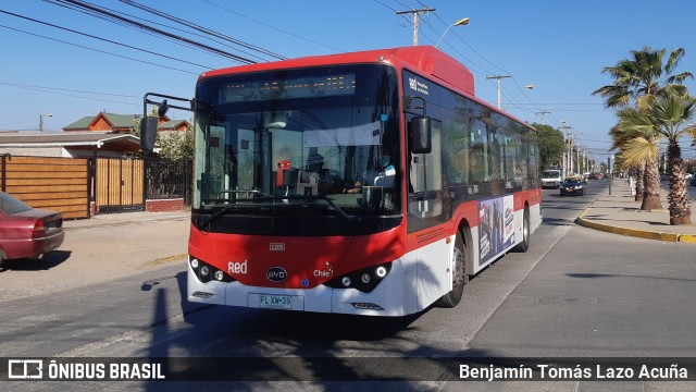 Metbus 1205 na cidade de Maipú, Santiago, Metropolitana de Santiago, Chile, por Benjamín Tomás Lazo Acuña. Número da foto: #9586726.