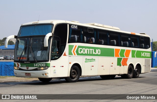 Empresa Gontijo de Transportes 14700 na cidade de São Paulo, São Paulo, Brasil, por George Miranda. ID da foto: 9588295.