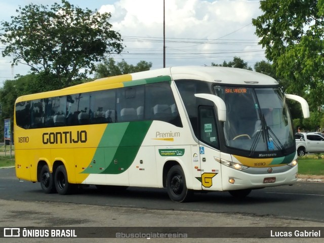 Empresa Gontijo de Transportes 18110 na cidade de Teresina, Piauí, Brasil, por Lucas Gabriel. ID da foto: 9586766.